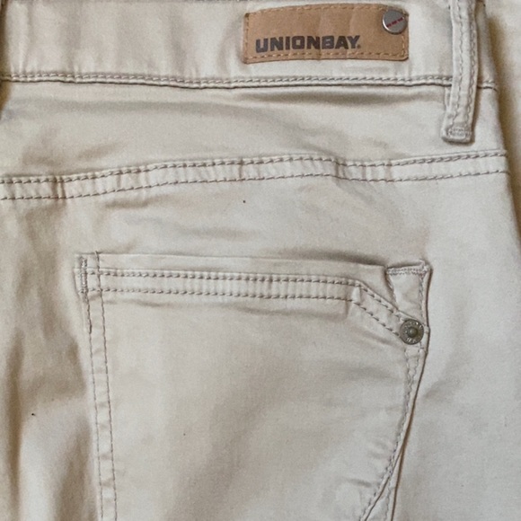 Union Bay Classic Light Khaki Skinny Fit Jeans, Women Khaki Pants, Khaki Jeans - Picture 10 of 12